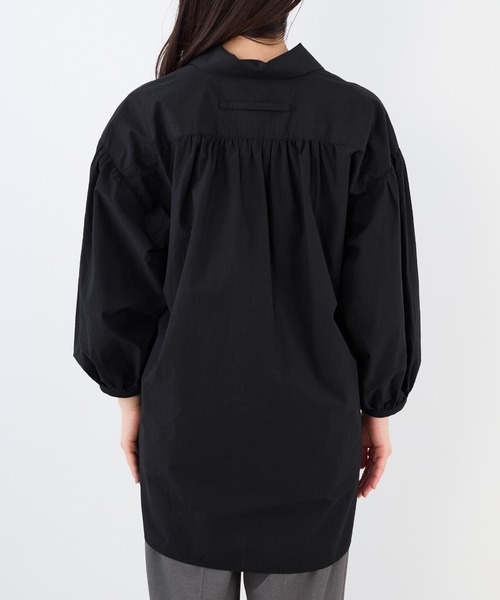 TICCA(ティッカ)の「【TICCA】別注-コットンレースアップシャツ(シャツ/ブラウス・レディース・ブラック・FREE)」の11枚目の写真