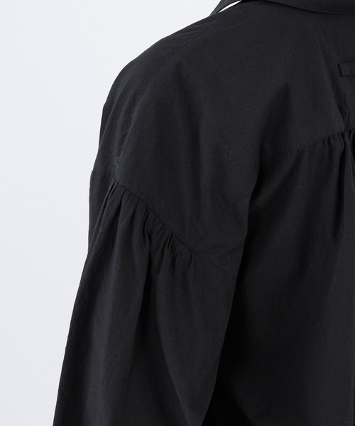 TICCA(ティッカ)の「【TICCA】別注-コットンレースアップシャツ(シャツ/ブラウス・レディース・ブラック・FREE)」の13枚目の写真