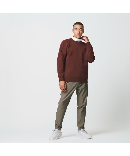 TIGORA（ティゴラ）の「ティゴラ TIGORA 裏起毛テーパードパンツ（その他パンツ・メンズ・サンドグレー/ブラック・S/M/L/LL/3L）」の13枚目の写真