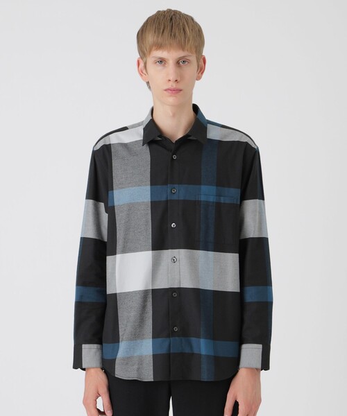 BLACK LABEL CRESTBRIDGEの長袖チェックシャツ　Lサイズ フランネルクレストブリッジチェックシャツ（シャツ/ブラウス）｜BLACK