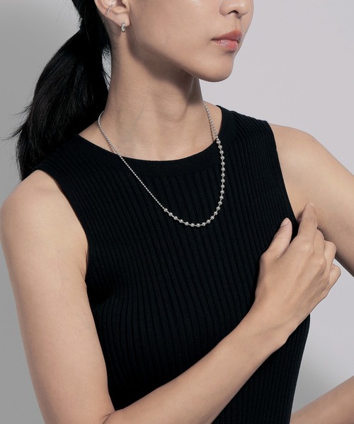 LAH（エルエーエイチ）の「フープピアス（ピアス（両耳用）・レディース・シルバー・ONE SIZE）」の6枚目の写真