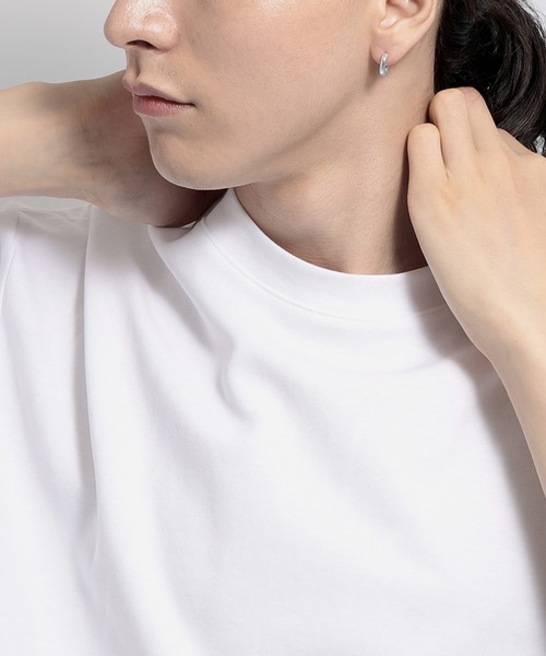 LAH（エルエーエイチ）の「フープピアス（ピアス（両耳用）・レディース・シルバー・ONE SIZE）」の10枚目の写真