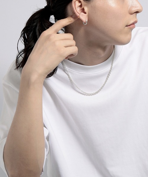LAH（エルエーエイチ）の「フープピアス（ピアス（両耳用）・レディース・シルバー・ONE SIZE）」の13枚目の写真
