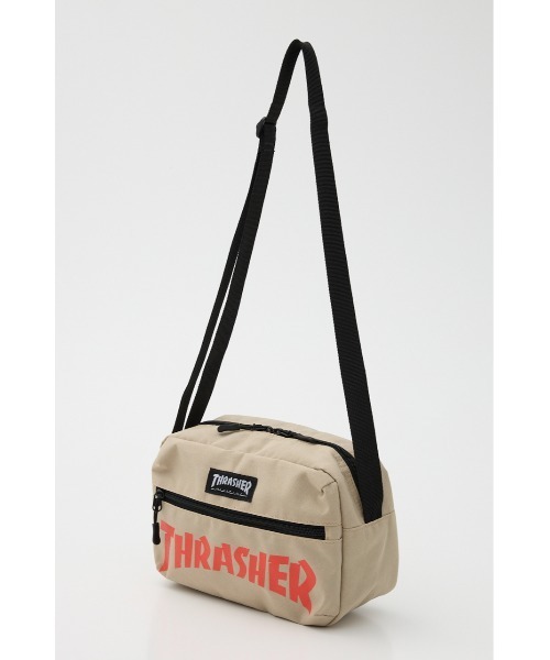 RODEO CROWNS WIDE BOWL（ロデオクラウンズワイドボウル）の「THRASHER ショルダーバッグ（ショルダーバッグ・レディース・ベージュ/ブラック・FREE）」の3枚目の写真