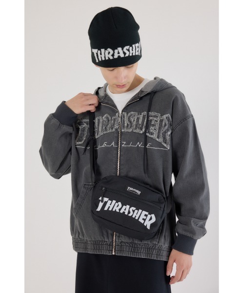 RODEO CROWNS WIDE BOWL（ロデオクラウンズワイドボウル）の「THRASHER ショルダーバッグ（ショルダーバッグ・レディース・ベージュ/ブラック・FREE）」の17枚目の写真