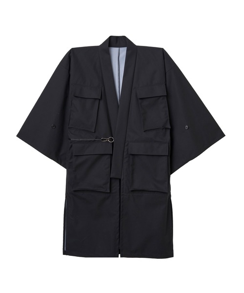 和ROBE(ワローブ)の「和ROBE / FIELD HAORI COAT(ミリタリージャケット・メンズ・ダークオリーブ/ブラック・2/3)」の12枚目の写真