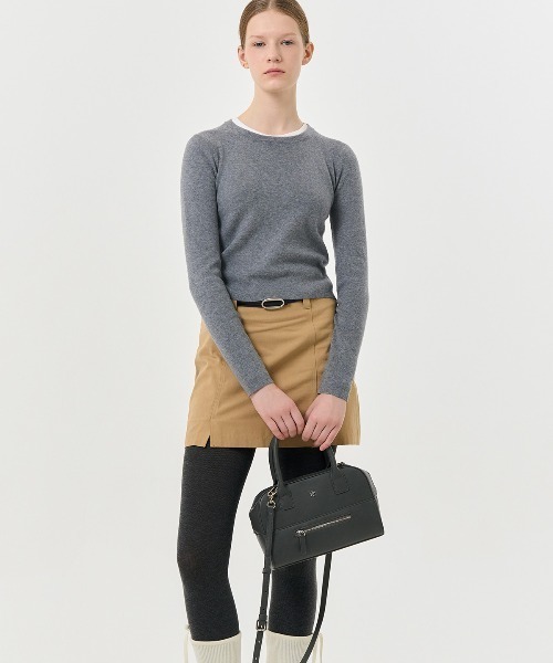 GENERAL IDEA（ジェネラルアイデア）の「【GENERAL IDEA】スクエア2wayトートバッグ / WOMAN GNRL ECO LEATHER TOTE BAG GNRL（トートバッグ・レディース・グレー/ブラック/ブラウン・FREE）」の18枚目の写真