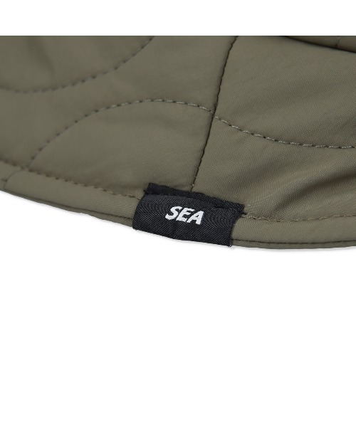 WIND AND SEA（ウィンダンシー）の「QUILTING BUCKET HAT（ハット・メンズ・オリーブ・F）」の4枚目の写真