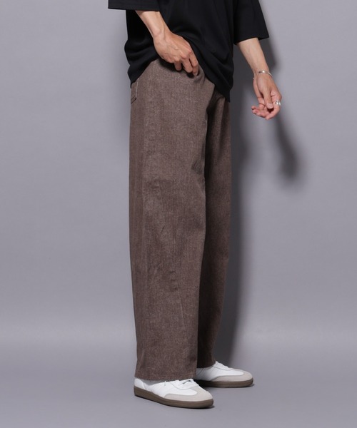 NANO universe（ナノユニバース）の「ピグメント 3Dパンツ（その他パンツ・メンズ・ベージュ/ブラウン・M/S/L）」の10枚目の写真