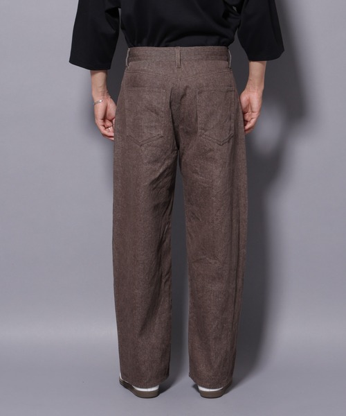 NANO universe（ナノユニバース）の「ピグメント 3Dパンツ（その他パンツ・メンズ・ベージュ/ブラウン・M/S/L）」の18枚目の写真