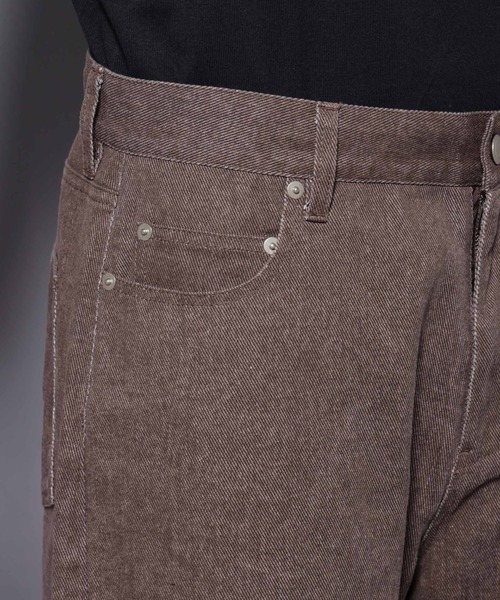 NANO universe（ナノユニバース）の「ピグメント 3Dパンツ（その他パンツ・メンズ・ベージュ/ブラウン・M/S/L）」の21枚目の写真