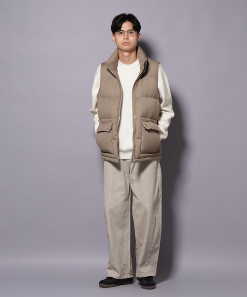 NANO universe（ナノユニバース）の「ピグメント 3Dパンツ（その他パンツ・メンズ・ベージュ/ブラウン・M/S/L）」の4枚目の写真