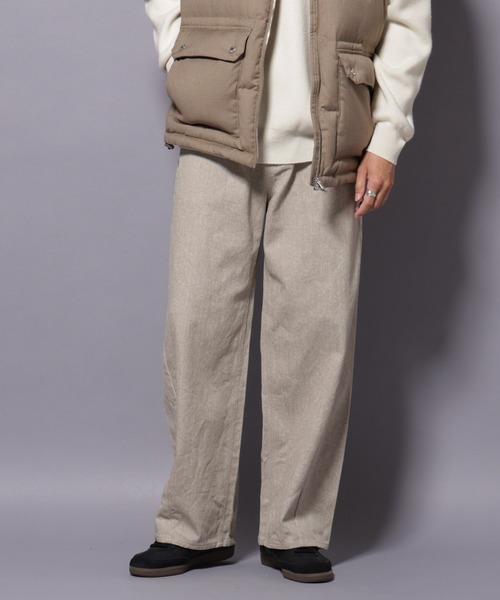 NANO universe（ナノユニバース）の「ピグメント 3Dパンツ（その他パンツ・メンズ・ベージュ/ブラウン・M/S/L）」の3枚目の写真