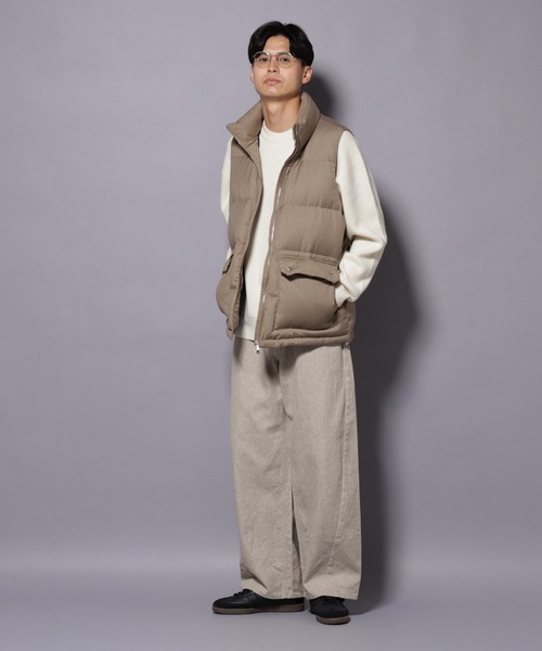 NANO universe（ナノユニバース）の「ピグメント 3Dパンツ（その他パンツ・メンズ・ベージュ/ブラウン・M/S/L）」の6枚目の写真