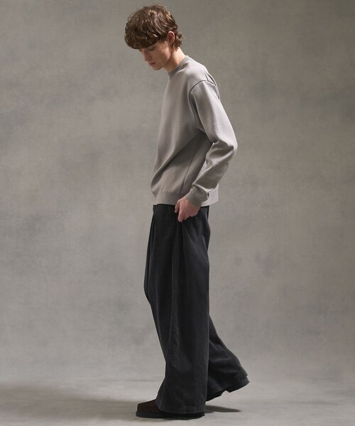ガーメントダイコーデュロイバギー（スラックス）｜PUBLIC TOKYO