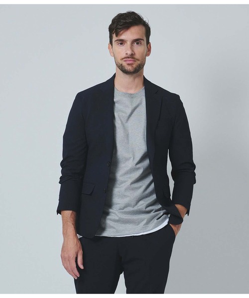 junhashimoto（ジュンハシモト）の「LIGHT 2B JACKET -STRETCH SHEERSUKER-（テーラードジャケット・メンズ・ネイビー/カーキ・2/5/3/4）」の14枚目の写真