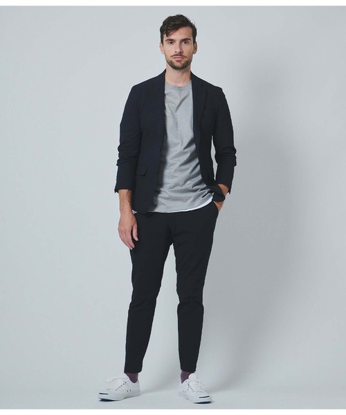 junhashimoto（ジュンハシモト）の「LIGHT 2B JACKET -STRETCH SHEERSUKER-（テーラードジャケット・メンズ・ネイビー/カーキ・2/5/3/4）」の18枚目の写真