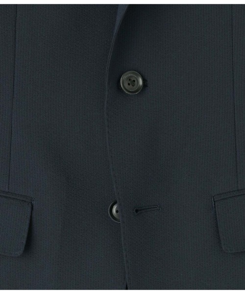 junhashimoto（ジュンハシモト）の「LIGHT 2B JACKET -STRETCH SHEERSUKER-（テーラードジャケット・メンズ・ネイビー/カーキ・2/5/3/4）」の6枚目の写真