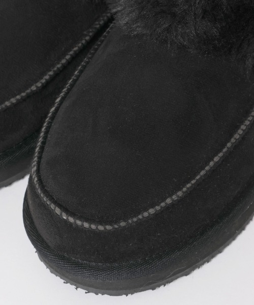 GLOBAL WORK（グローバルワーク）の「撥水ムートンブーツ/606706（ブーツ・キッズ・ベージュ/ブラック・21cm/23cm/22cm）」の10枚目の写真
