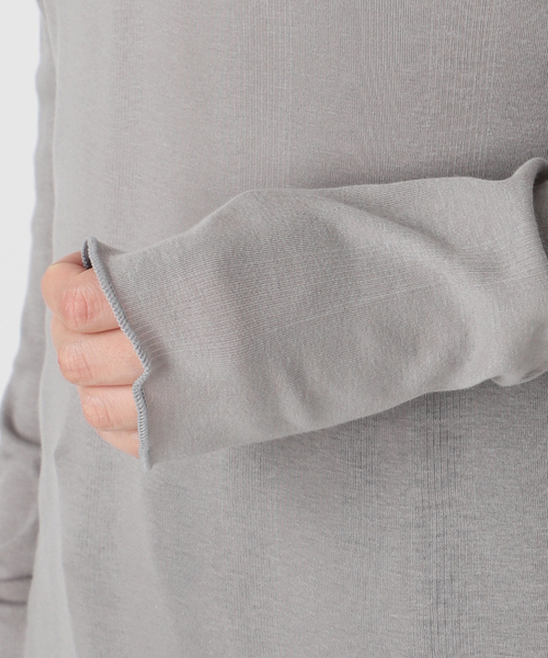 MILLER（ミラー）の「《追加7》miller SLOBE別注 SHEER RIB クルーネック 【洗濯機使用可能】（Tシャツ/カットソー・レディース・ブラウン/レッド/ホワイト・FREE）」の14枚目の写真