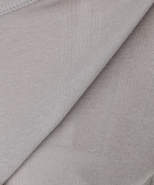 MILLER（ミラー）の「《追加7》miller SLOBE別注 SHEER RIB クルーネック 【洗濯機使用可能】（Tシャツ/カットソー・レディース・ブラウン/レッド/ホワイト・FREE）」の10枚目の写真