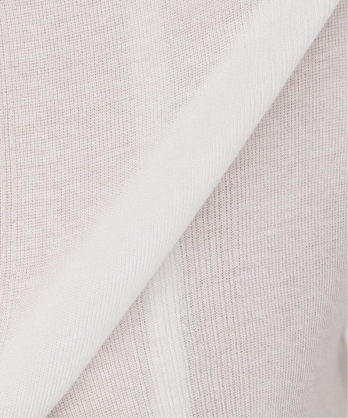 MILLER（ミラー）の「《追加7》miller SLOBE別注 SHEER RIB クルーネック 【洗濯機使用可能】（Tシャツ/カットソー・レディース・ブラウン/レッド/ホワイト・FREE）」の8枚目の写真