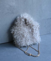 Curaful（クラフル）の「コンパクトシャギーファーポシェット（ショルダーバッグ）」