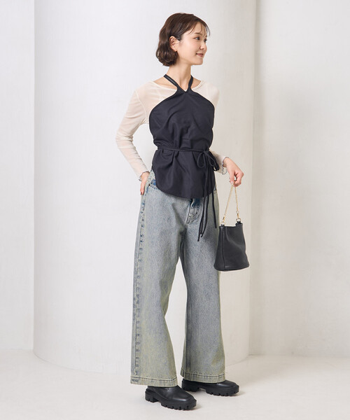 Baserange シルク キャミソール BASERANGE/ベースレンジ Mar Top - Wild Silk / マー トップ