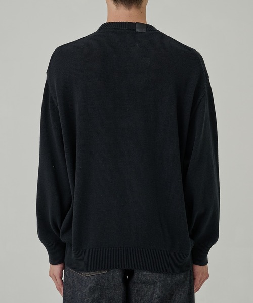 N.HOOLYWOOD ニット ネイビーブラック サイズ38 N.HOOLYWOOD/エヌハリウッド】別注 LIGHT KNIT PO（ニット/セーター