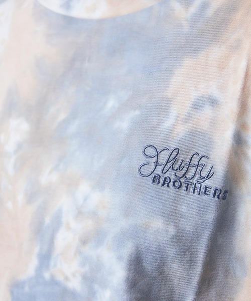Fluffy BROTHERS(フラッフィーブラザーズ)の「タイダイ染めロンT(大人サイズ)(Tシャツ/カットソー・メンズ・ベージュ系その他・XL/M)」の4枚目の写真