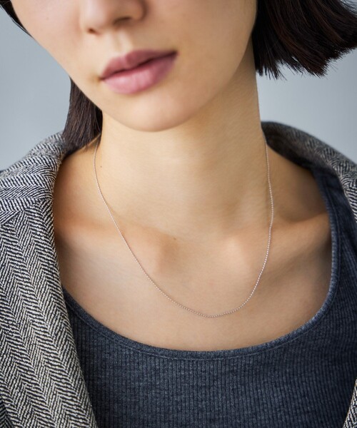 K10WG ネックレス ボールチェーン（ネックレス）｜Jouete（ジュエッテ