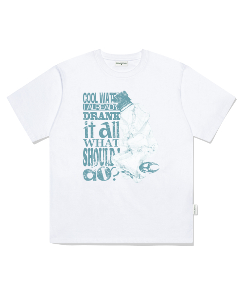 ESCAPEFROM(エスケープフロム)の「ミントクールウォータープリントオーバーサイズ半袖Tシャツホワイト(Tシャツ/カットソー・レディース・その他・SMALL/MEDIUM/LARGE)」の2枚目の写真