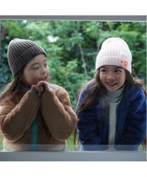 Catchup（ケチャップ）の「【Catchup】ニットキャップ（ニットキャップ/ビーニー・キッズ・カーキ/ピンク/ベージュ・S/M）」の7枚目の写真