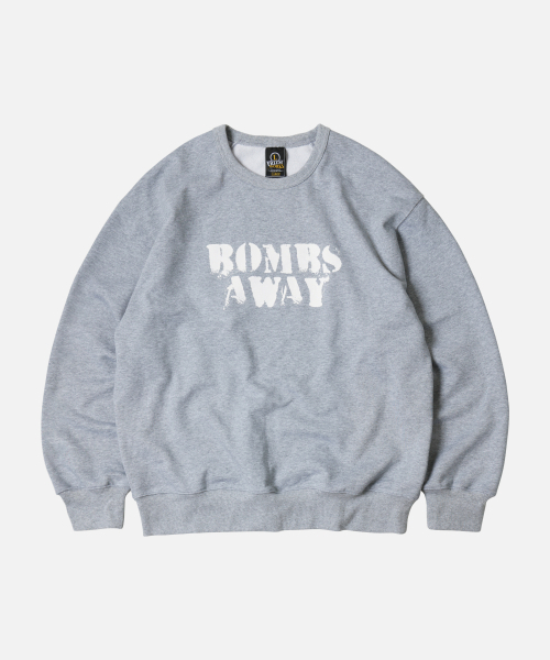 FRIZMWORKS(フリズムワークス)の「BOMBS AWAY SWEATSHIRT _ GRAY(スウェット・メンズ・その他・SMALL/MEDIUM/LARGE/X-LARGE)」の1枚目の写真