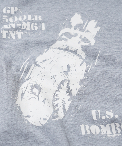FRIZMWORKS(フリズムワークス)の「BOMBS AWAY SWEATSHIRT _ GRAY(スウェット・メンズ・その他・SMALL/MEDIUM/LARGE/X-LARGE)」の6枚目の写真