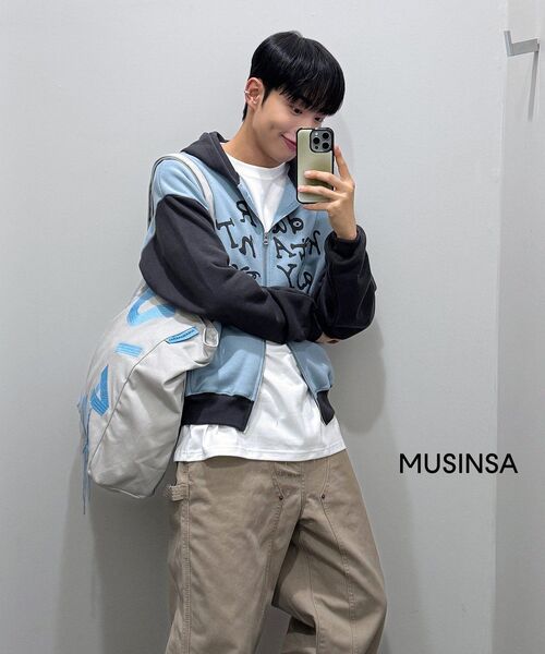 IUGAMAKARAS(イウガマカラス)の「IUGA Big Shopper Bag (Gray)(エコバッグ/サブバッグ・レディース・その他・FREE)」の15枚目の写真