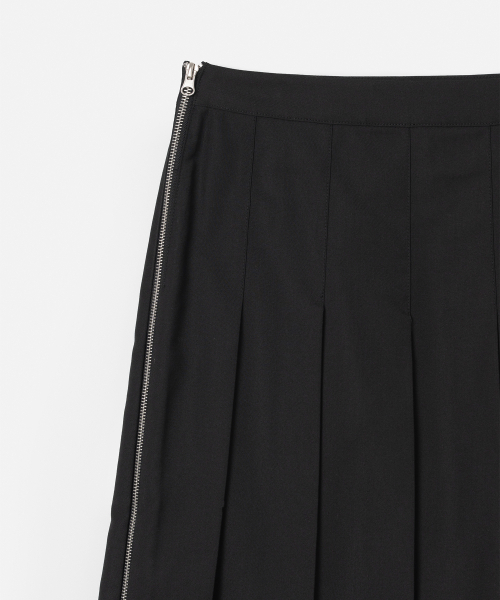 MILLO WOMEN（ミロウーマン）の「ジッパーレイヤープリーツスカート[ブラック]（スカート・レディース・その他・SMALL/MEDIUM）」の7枚目の写真
