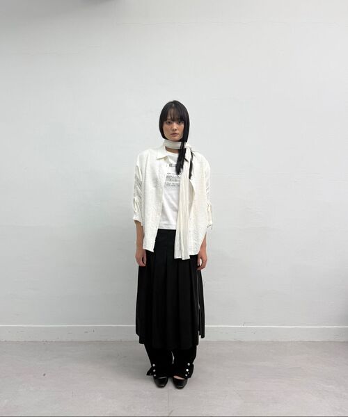 MILLO WOMEN（ミロウーマン）の「ジッパーレイヤープリーツスカート[ブラック]（スカート・レディース・その他・SMALL/MEDIUM）」の10枚目の写真