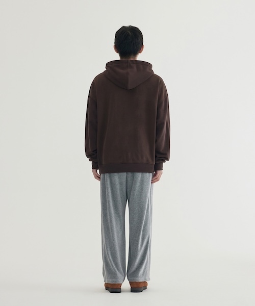COVERNAT（カバーナット）の「ARCH LOGO HOODIE（パーカー・メンズ・ダークネイビー/杢グレー/チョコ・X-LARGE/LARGE/MEDIUM/SMALL/XX-LARGE）」の6枚目の写真