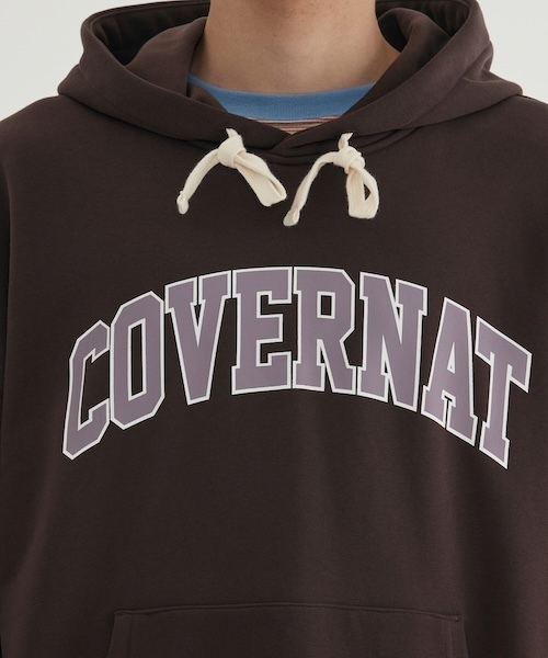 COVERNAT（カバーナット）の「ARCH LOGO HOODIE（パーカー・メンズ・ダークネイビー/杢グレー/チョコ・X-LARGE/LARGE/MEDIUM/SMALL/XX-LARGE）」の8枚目の写真