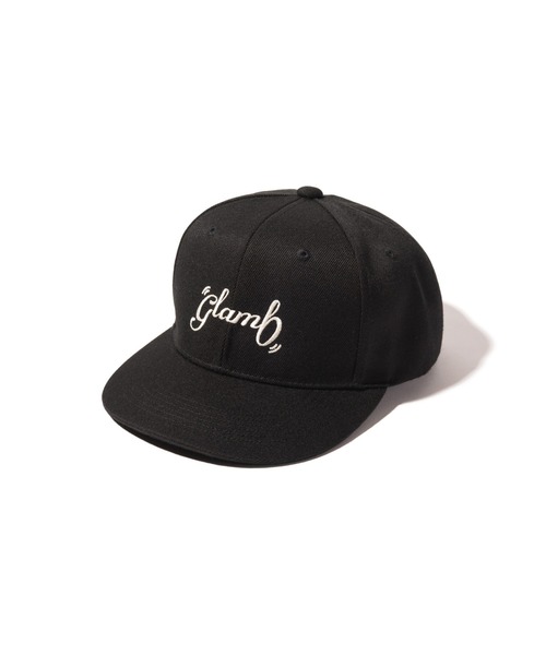 glamb(グラム)の「Spin Logo Cap / スピンロゴキャップ(キャップ・メンズ・ブラック・FREE)」の1枚目の写真