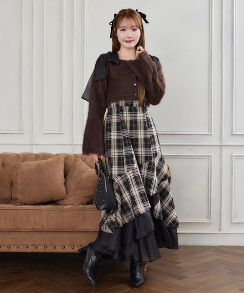 HolidayCollection】ニットセットマーメイドワンピース（ワンピース