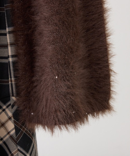 one after another NICE CLAUP（ワンアフターアナザーナイスクラップ）の「【ＨolidayCollection】ニットセットマーメイドワンピース（ワンピース・レディース・チャコールグレー/アイボリー/ブラウン系その他/ホワイト系その他・FREE）」の22枚目の写真