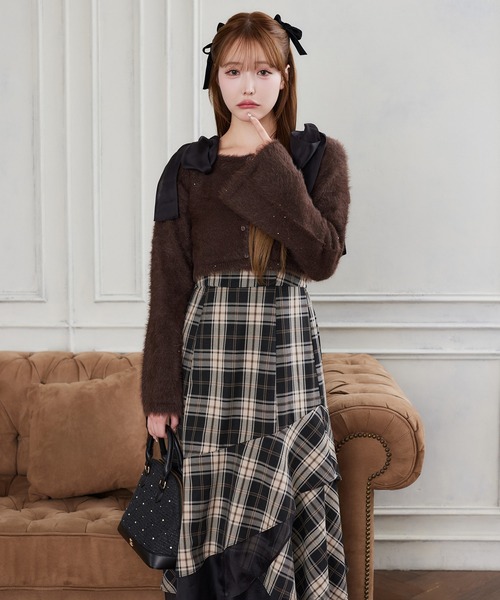 holiday collection ワンピース HolidayCollection】ニットセットマーメイドワンピース（ワンピース