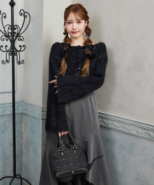 【ＨolidayCollection】ニットセットマーメイドワンピース HolidayCollection】ニットセットマーメイドワンピース（ワンピース