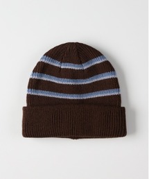 Right-on（ライトオン）の「【BACK NUMBER】マルチボーダーアクリルニットワッチ (ユニセックス/軽量素材/保温性)（ニットキャップ/ビーニー）」