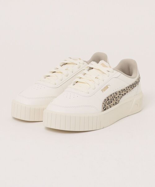 PUMA(プーマ)の「【PUMA】プーマ CARINA MIA LEO (キャリーナ ミア レオ)405078(スニーカー・レディース・ホワイト・23.0cm/23.5cm/24.0cm/24.5cm/25.0cm)」の1枚目の写真