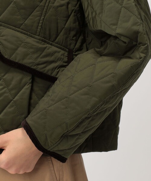 MACPHEE（マカフィー）の「キルティング テントラインジャケット（ブルゾン・レディース・ブラック/カーキ・36）」の11枚目の写真