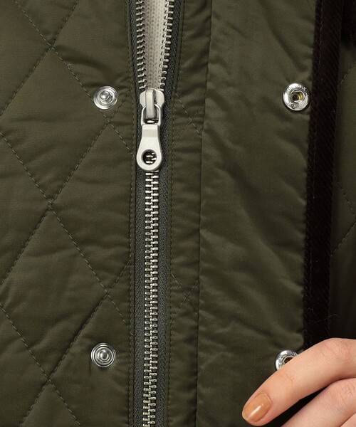 MACPHEE（マカフィー）の「キルティング テントラインジャケット（ブルゾン・レディース・ブラック/カーキ・36）」の13枚目の写真