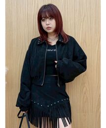 EVRIS | フェイクスウェードボリュームショートブルゾン【セットアップ着用可能】(ブルゾン)